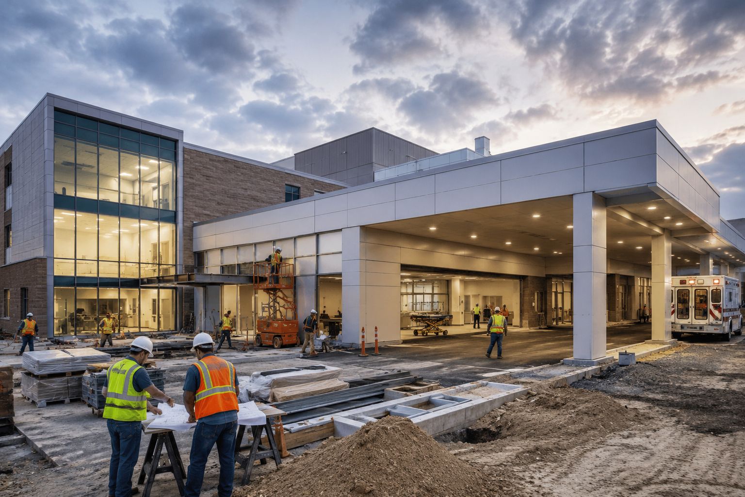 Medical and healthcare construction by Pillars of Seven
